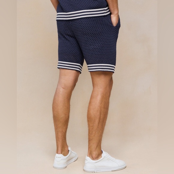 RAITH CROCHET KNIT SHORTS IN NAVY ☀️🚤 - Picture 2 of 6